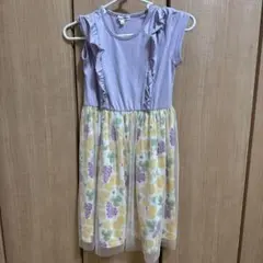 フリル付きノースリーブワンピース 140cm