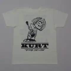 NIRVANAニルヴァーナカートコバーンＴシャツアイボリー（L）スヌーピーナッツ