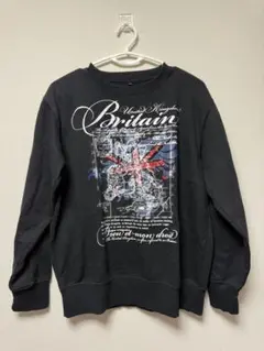 メンズ　デザイントレーナー　Mサイズ 黒　※衣類まとめ買い大歓迎！