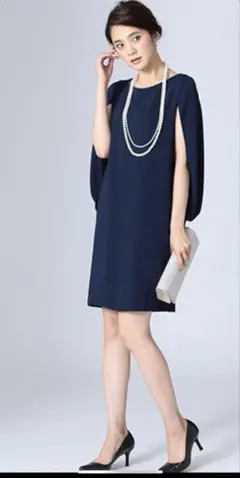 ビームス　BEAMS ワンピース　ネイビー