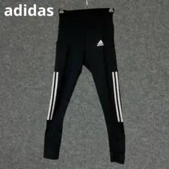 adidas ブラックタイツ 3本ライン