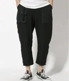 アブガルシア フィッシングパンツ クロップドパンツ アンクルパン ブラック M
