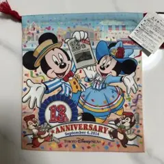ディズニーシー 13周年 巾着袋