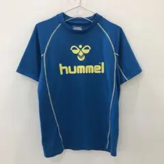 J598 hummel 青 半袖Tシャツ メンズ S