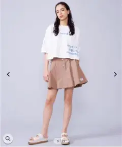 MILKFED. ボックスプリーツミニスカート