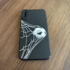 iPhone X サッカーボールデザイン ソフトケース