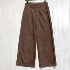 セポ　コーデュロイワイドパンツ　茶　M 【Cepo】