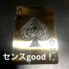 トランプバックル スペード