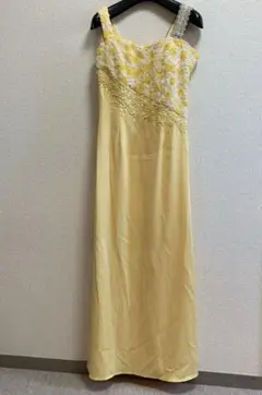 イエロー　ロングドレス