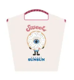 Mサイズ PUPPET SUNSUN Ball＆Chain エコバッグ　ホワイト