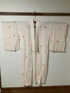 飛び四角 長襦袢 123/64 化繊 袖長め