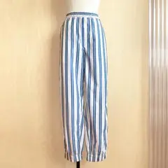 GANNI ガニー パンツ ストライプ プリント XS