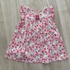 ミキハウス 花柄ワンピース 90