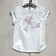 ◆新品◆メゾピアノ　キャンディTシャツ　130cm ホワイト
