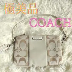 【極美品】COACH(コーチ)リストレット ポーチ