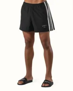 LÝFT 2LINE SWIM SHORTS - BLACK