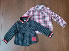 長袖シャツ 2枚セット 90cm