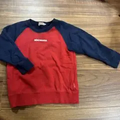 mikiHOUSE 赤紺 トレーナー 100サイズ
