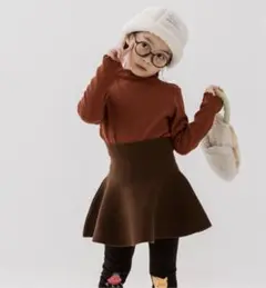 Aライン スカート 110cm 秋冬 女の子 可愛い コーデ