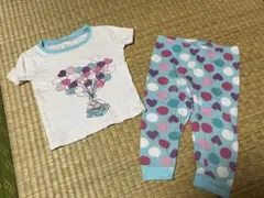 ベビーパジャマ 風船とハートデザイン
