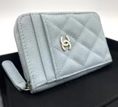 極美品!!CHANEL キャビアスキン カードコインケース