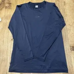 ZETT 長袖アンダーシャツ M ネイビー