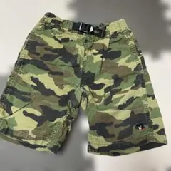ミキハウス　ダブルビー　迷彩柄　ハーフパンツ130