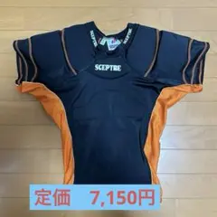 新品未使用品 XS SCEPTRE ラグビー プロテクター 台湾製 黒 オレンジ 新品未使用品 XS SCEPTRE ラグビー プロテクター 台湾製 黒