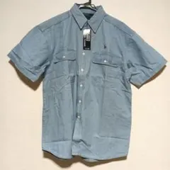 未使用品タグ付　Polo　byPoloGround　 半袖　デニムシャツ　М