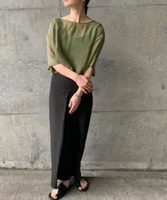 select MOCA by son オーバーシアートップス