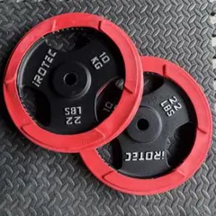 iROTEC ダンベルプレート 10kg×2枚　アイロテック ベンチプレス
