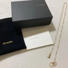 希少 激レア hirotaka ヒロタカ ロング ネックレス k10