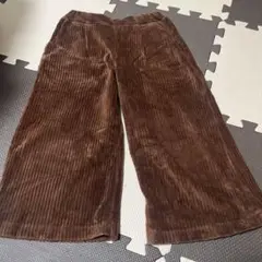 コーデュロイ　ワイドパンツ　100サイズ