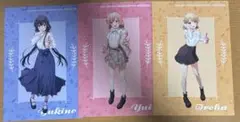 俺ガイル 総武高校奉仕部模擬店 特典イラストカード 3種各1枚セット