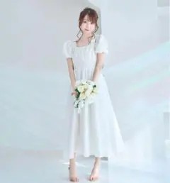 ロゼミューズ コットンワンピース 白 ホワイト M ロゼミュ Rosemuse ____. 𝑅𝑜𝑠𝑒́𝑀𝑢𝑠𝑒 𝑠𝑢𝑚𝑚𝑒𝑟 𝑐𝑜𝑙𝑙𝑒𝑐𝑡𝑖𝑜𝑛'24