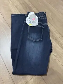 新品！ストレッチデニムストレッチパンツ ダークネイビーサイズ160