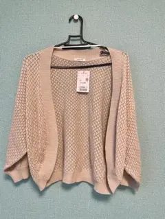 COLZA 網目編み ベージュ ニット M