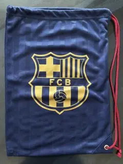 FCB バルセロナ　バッグ　ナップザック　スポーツバッグ　紺