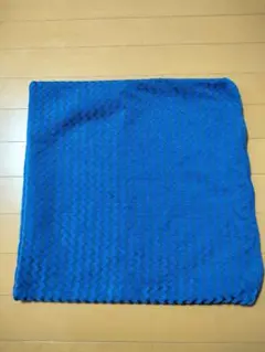 クッションカバー　青