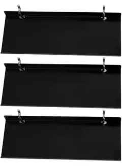 有孔ボード シェルフ　7cm x20cm 穴間ピッチ20mm 3個入り