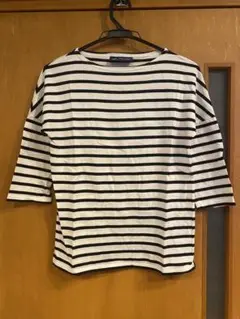 SAINT JAMES ストライプ五分袖Tシャツ