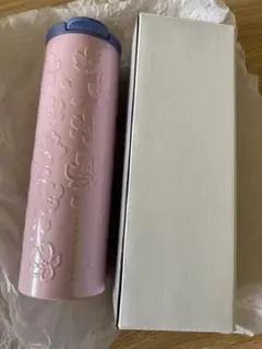 スタバ　ステンレス　水筒　タンブラー　ステンレスシリンダ　桜