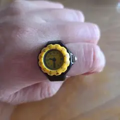 Diver Ringwatch イエロー/ブラック　電池切れ