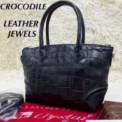 【極美品・LEATHER JEWELS】ミニ 2way JRA クロコダイル