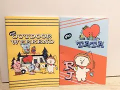 新品未使用 BT21 くら寿司 メモ帳 2冊セット