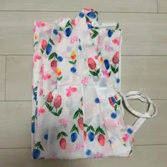 浴衣　100cm 綿100% 日本製　オマケ兵児帯付き