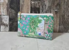 限定カラー ユキエモン ミニ ポーチ 12cmファスナー ハンドメイド