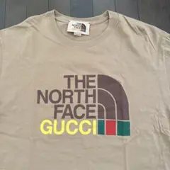 グッチ ×ノースフェイス THE NORTH FACE コラボ　tシャツ XL