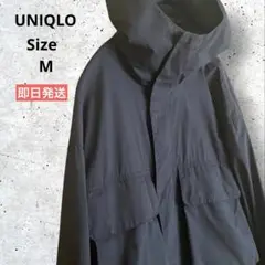 UNIQLO U ユーティリティフーデッドジャケット M ブラック