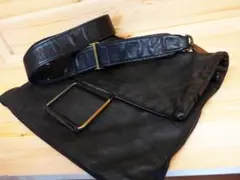 美品Jas.M.B英国製ショルダーバッグ本革メッセンジャーバッグ黒
